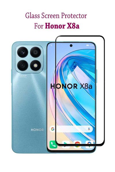Generic Tempered Glass Screen Protector For Honor X8a - Black