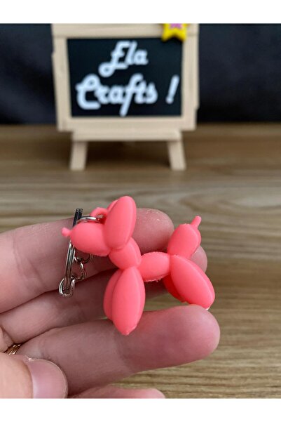 Ela Crafts Μπρελόκ 3D Balloon Dog – Χαριτωμένο και διακοσμητικό μπρελόκ, δώρο...