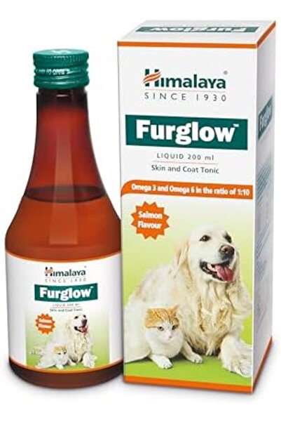 Himalaya FurGlow | Controls Hair Shedding, Flaky Skin, and Dandruff for Dogs of all Ages| 200 ml