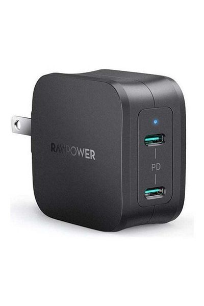 RavPower 40W 2-Port iPhone Fast Charger Black