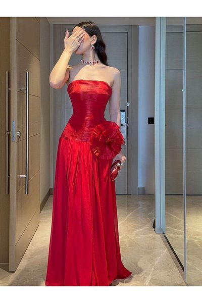 MEZON FASHION Low waist evening dress