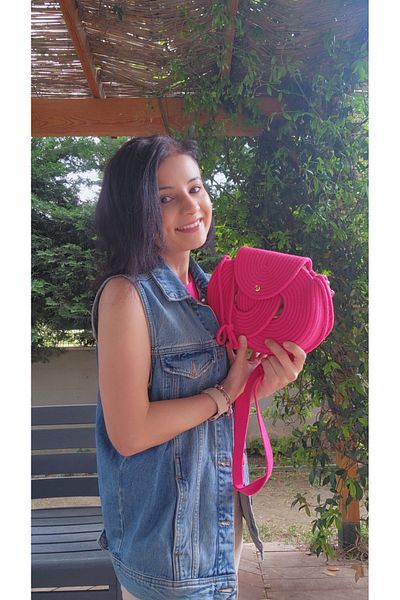 Yektayla Handmade Daily Design Handbag, Side Bag, Infinity Model