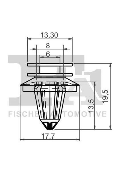 FA1 11-40038.5, Decorative and protective cover clips