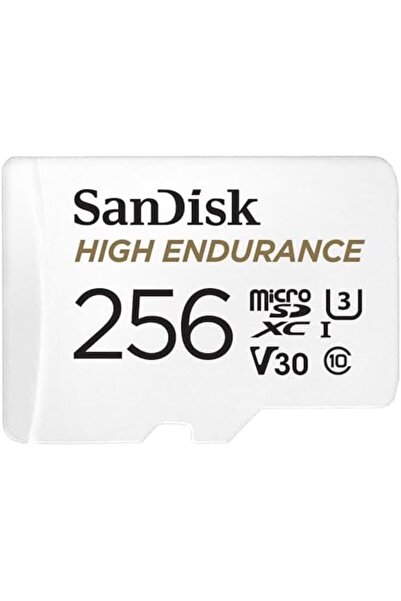 SanDisk 256GB High Endurance Video MicroSDXC Card with Adapter for Dash Cam and Home Monitoring Syst