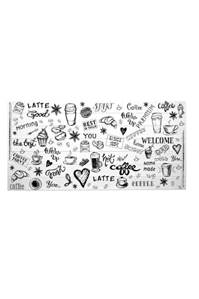 Mercaton Panou decorativ, PVC, model modern, alb si negru, 96×48.5cm