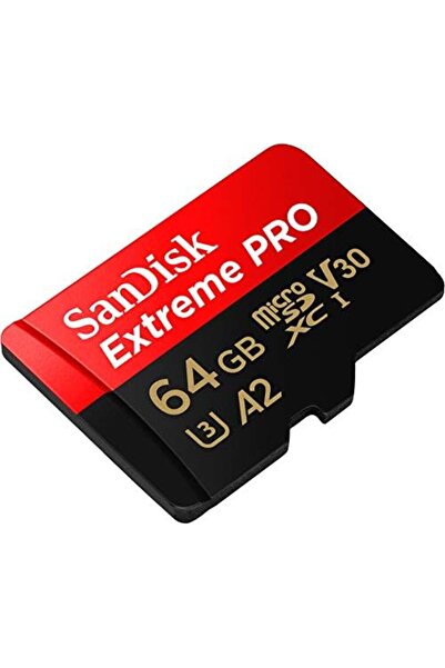 SanDisk 64GB Extreme Pro microSD UHS-I Card for 4K Video on Smartphones, Action Cams & Drones