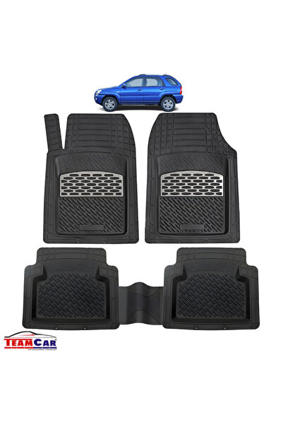 TEAMCAR Hyundai Tucson I (2004-2009) TeamCar - Πατάκια δαπέδου από καουτσούκ ...