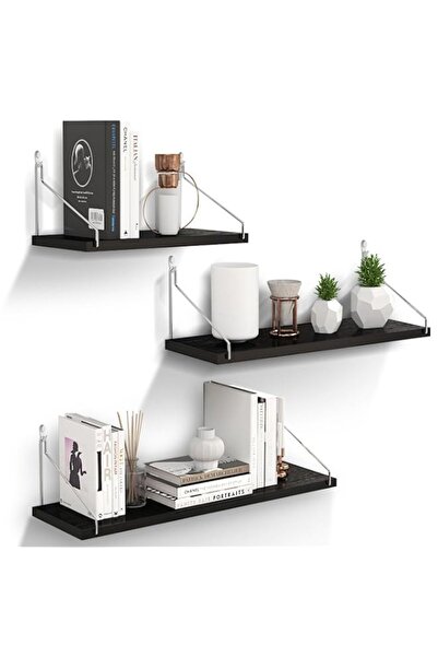 Generic Cestbella Wall Floating Shelves, Wall Shelf Organizer Set of 3 with M...