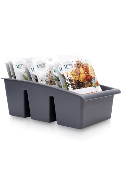 shumee Gray spice organizer container 25x15x9 cm