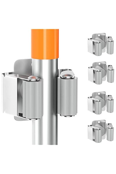 Generic Bolivia's Broom Holder Wall Mount, 4 Pack Heavy Duty Mop Hanger with ...