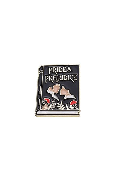 Choice Style 12 Creative Book Collection Enamel Pins Coffee Lazy Cat Bookworm Nerd Magic Book Brooches Lape