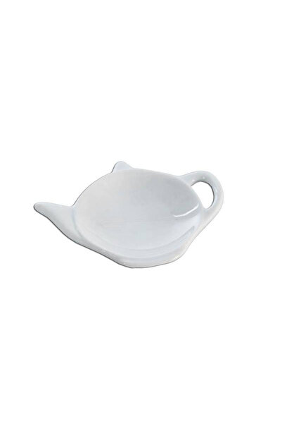 shumee Suport pentru pliculețe de ceai din porțelan alb