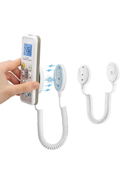 Generic 2 Pack Magnetic Remote Control Holders with Spring Ropes, Wall-Mount ...