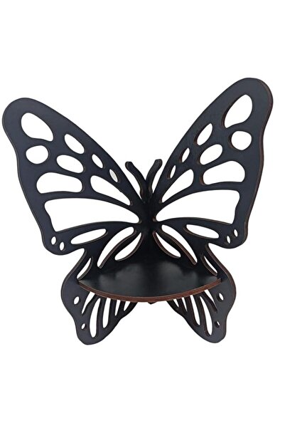 Generic Rayyan Butterfly Corner Shelf, Corner Shelf Wooden Corner Unit Wall M...