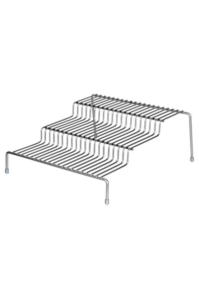 shumee Grey metal kitchen shelf, 3 tiers, 28x26x11 cm