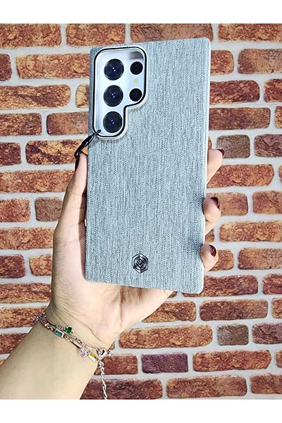 AİRB Jean Jeans Case with Magsafe for Samsung S24 Ultra