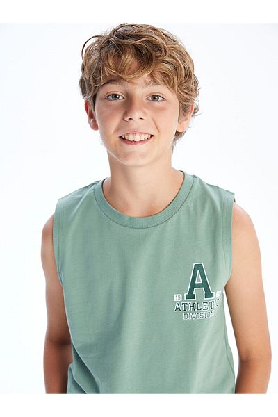 LC Waikiki Crew Neck Boys Tank Top and Shorts