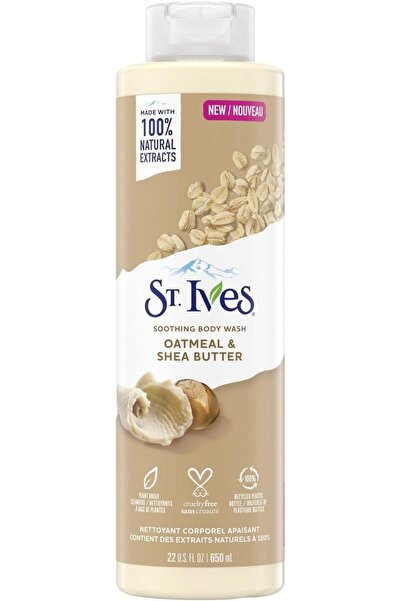 St. Ives غسول الجسم بالشوفان وزبدة الشيا | غسول مرطب للجسم للبشرة الحساسة وال...