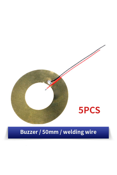 Choice1 5PCS 50MM 5/10/20PCS Buzzer Piezoelectric Piezo Ceramic Wafer Plate Piezo Element Diameter 12MM 15MM