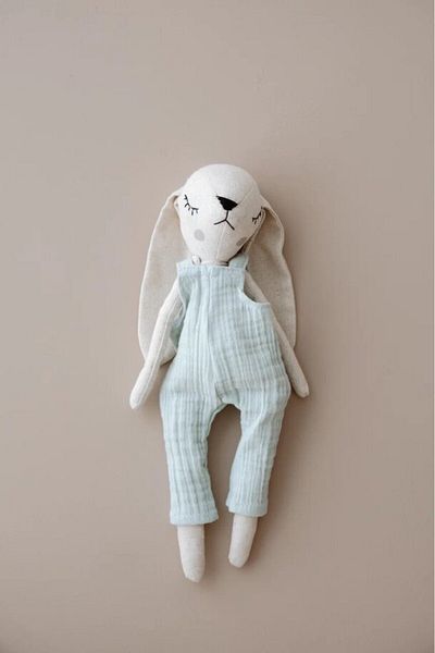 TBA COLLECTION Male Rabbit Sleeping Companion |   Line Series -Blue
