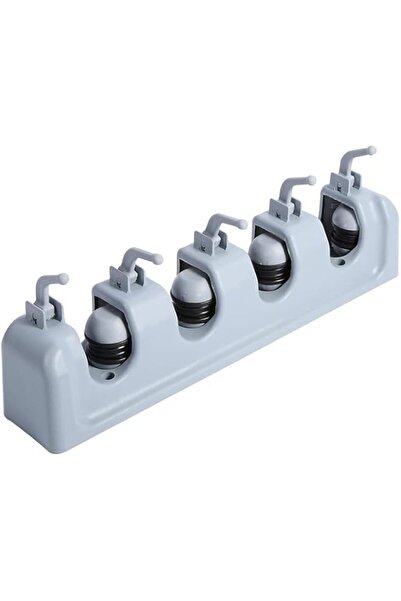 Generic حامل مكنسة وممسحة AWH مثبت على الحائط منظم تجاري للتخزين يوفر مساحة ت...