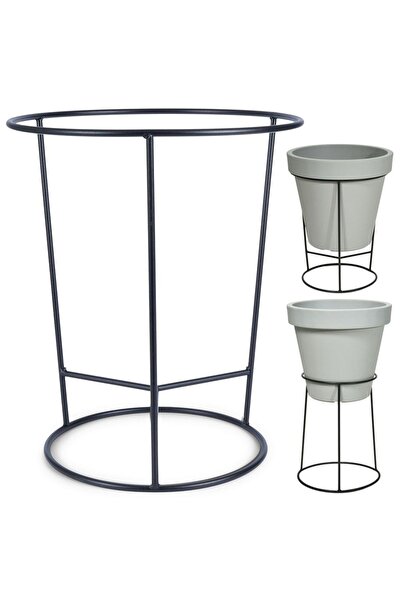 shumee Double-sided black metal planter 45x53 cm