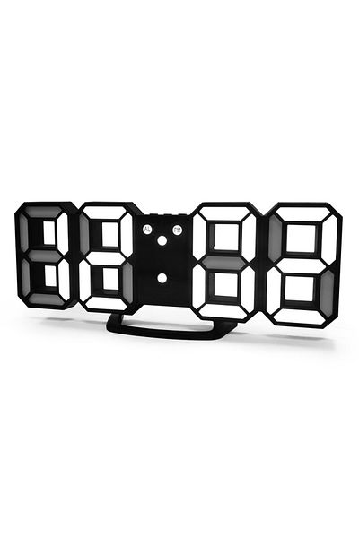 Generic 3D LED Digital Alarm Clock, Modern Design LED Wall Clock/Desk Clock