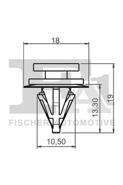 FA1 22-40008.25, Decorative and protective cover clips