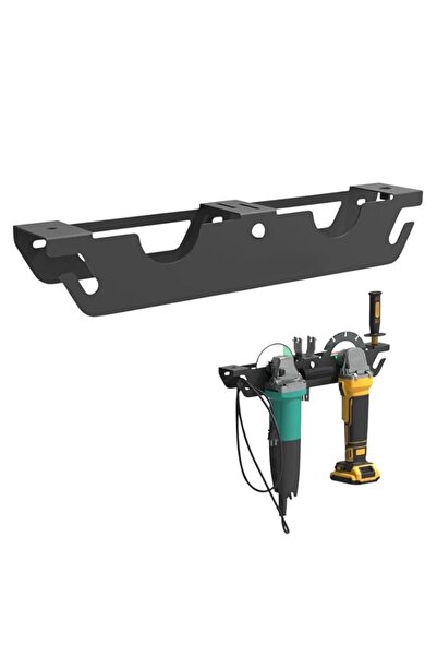 Generic NALACAL Angle Grinder Storage Bracket, Space-Saving Wall Mounted Meta...