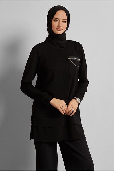 Alvina Chain ​​Detail Tracksuit Tunic 45628