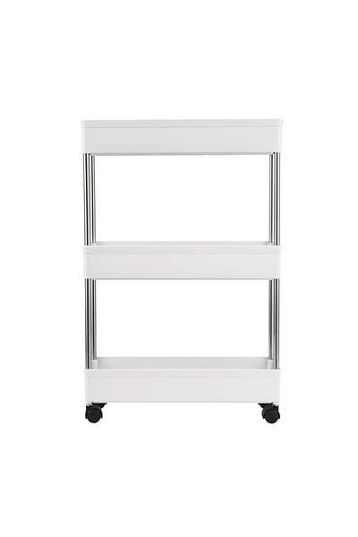 Generic HavenPlus 3 Tier Slim Storage Cart Mobile Shelving Unit Organizer Slide Out Storage Rolling Utility