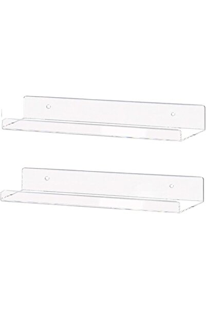 Generic KASTWAVE Clear Acrylic Shelf Invisible Floating Wall Ledge Bookshelf ...