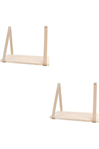 Generic رفوف Tazweeq المصنوعة من جلد البولي يوريثان، رف حائط عائم، تخزين متعد...