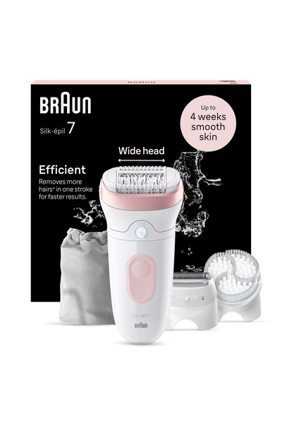 Braun Silk-épil 7 7-060 SkinSpa Epilator, Wet & Dry, MicroGrip, Smart Light, ...