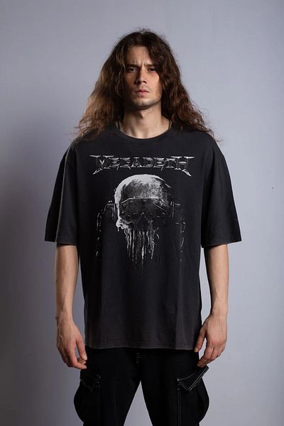 Overdrive Megadeth Vintage Oversize Metal T-Shirt