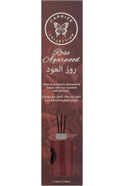 Caprice Collection ناشر روائح القصب، زجاجة زجاجية، 110 مل - ديكور المنزل وديك...