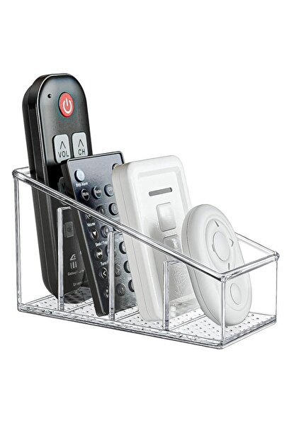 Generic FACAICAI Remote Control Holder Desk Organizer Clear Plastic Desktop O...