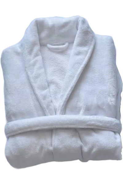 MAXQON Bathrobe (Unisex) - 100% Cotton Terry Highly Absorbent Super Soft Bathrobes For Women & Men-