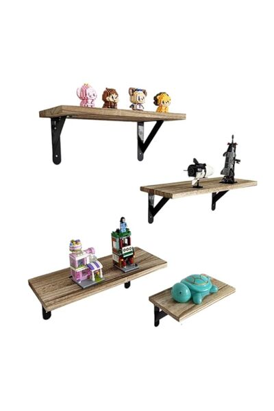 Generic أرفف زاوية عائمة للحائط، أرفف كتب، رف عرض خشبي مثبت على الحائط، تخزين...