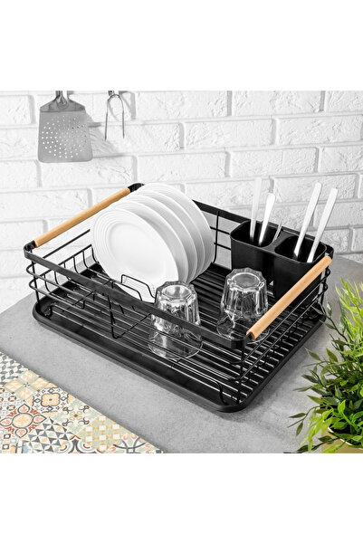 shumee Black dish drainer 43x32x14.5 cm