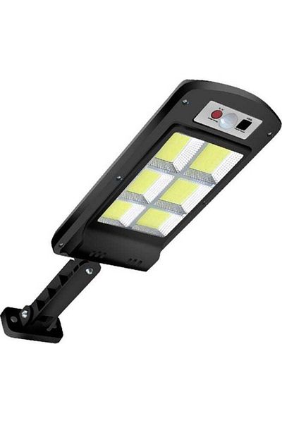 Generic Waterproof Intelligent LED Solar Street Lights With 3 Modes Adjustable Remote Sensing Black/Silver