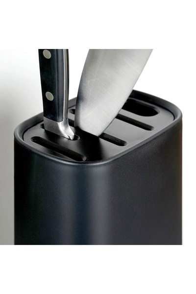 shumee Black knife holder with compartments