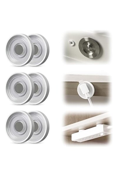 Generic BIGTHREE Magnetic Remote Control Holder Set (6-Pack), No-Drill Wall M...