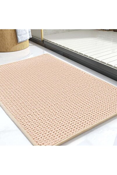 Generic سجادة حمام Aputue، سجادة حمام منسوجة بشكل الوافل غير قابلة للانزلاق، ...