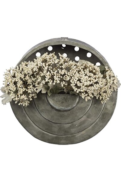 Generic Primitives by Kathy Round Wall Pocket, 9" in Diameter, Metal