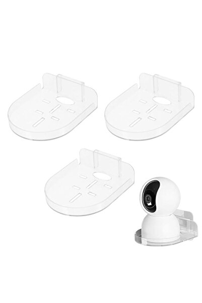 Generic LYLYMYKHH Clear Acrylic Floating Wall Shelves for Security Cameras, 3...