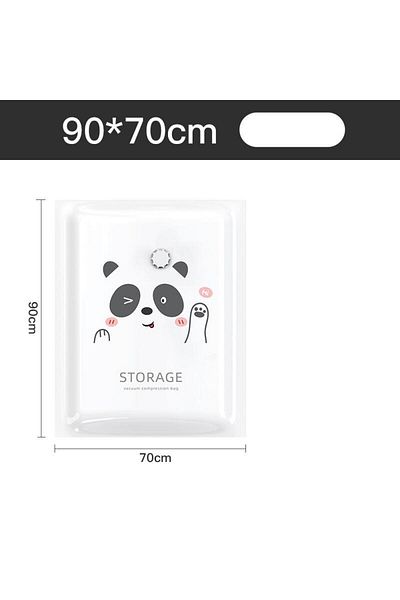 choice2 Vacuum Bag L Reusable Vacuum Bag and Pump Cover for Clothes Storing Large Plastic Compression Empty