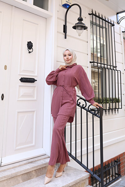 ECESSAMODAM Σετ δύο τεμαχίων με υφασμάτινο κουμπί Lara