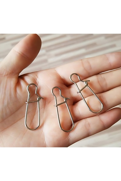 Seoul 15 Pieces 4 Number-24 Mm-34,93.-Kg Pulls-Maket Fish,Rapala Clips