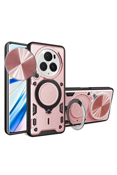 Gear Carcasă de protecție pentru Honor Magic6 Pro, D33, plastic dur, auriu-că...